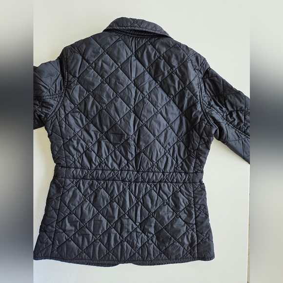 Gap Lightweight Quilted Jacket Womens Black Puffer Button Pockets XS - Picture 4 of 16